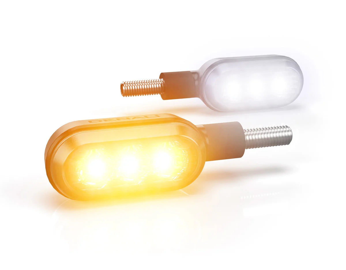 Denali T3 Switchback M8 LED Turn Signals - Front [DNL.T3.10000]