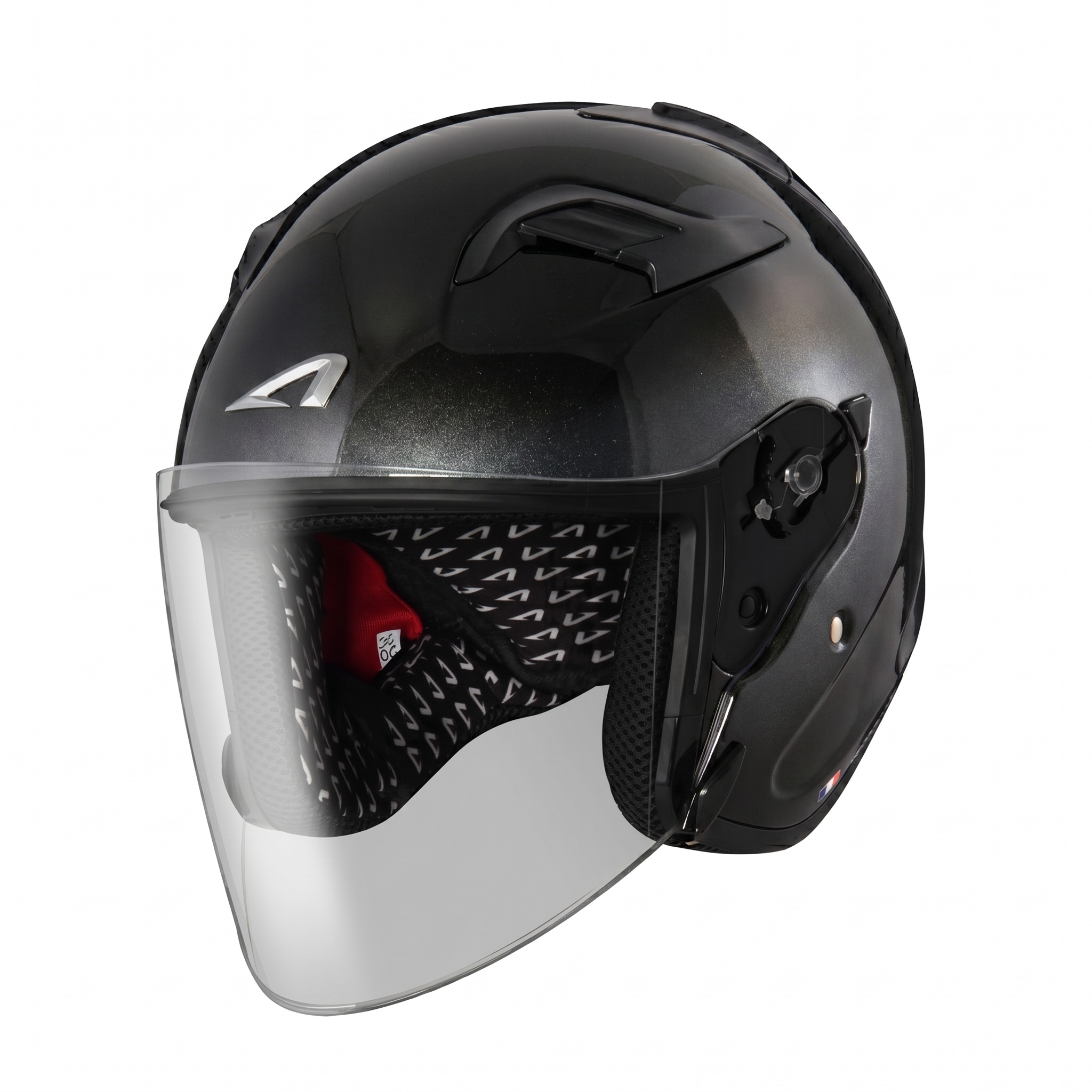 Astone DJR Helmet Pearl Black