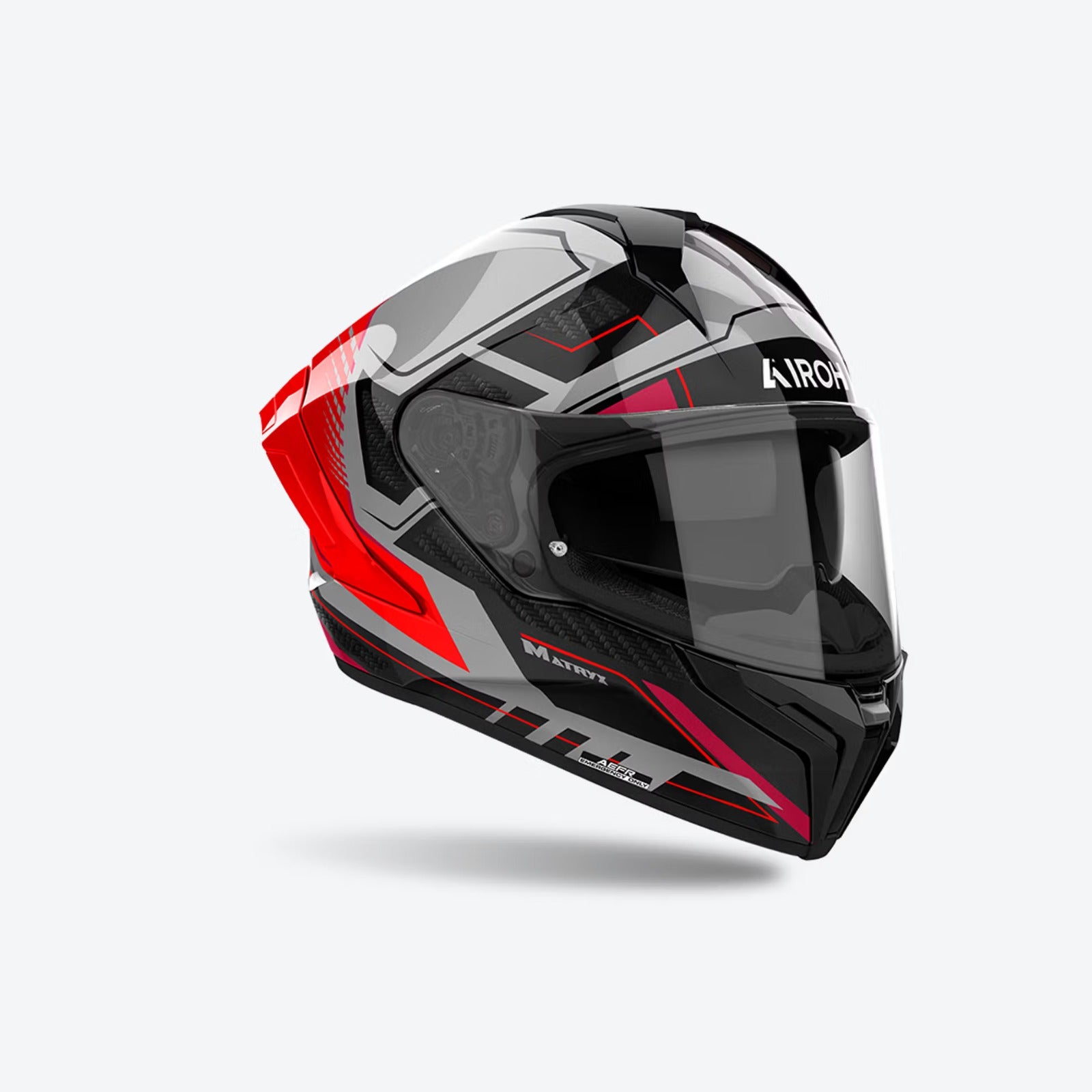 Airoh Matryx Rocket Red Fluor Gloss Helmet