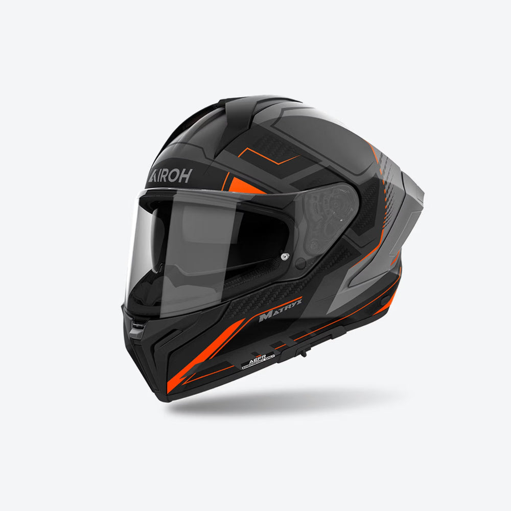 Airoh Matryx Rocket Orange Matt Helmet