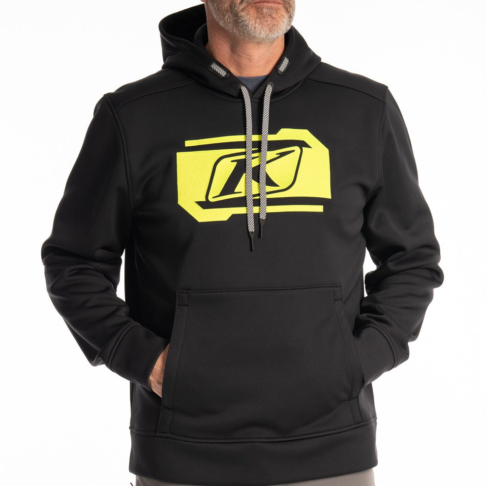Klim Zone Pullover Hoodie Black - Hi-Vis