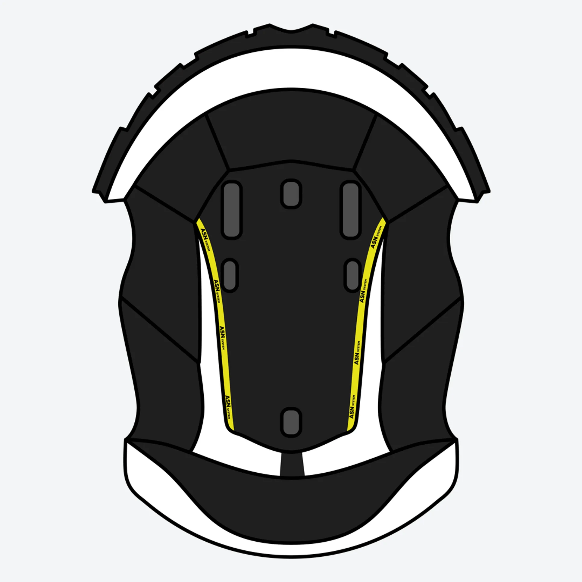 Airoh Aviator Ace Crown Padding