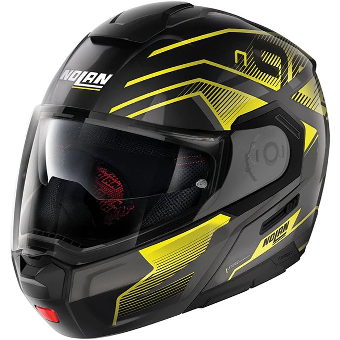 Nolan N90-3 Comeback 045 Metal Black/Yellow Helmet
