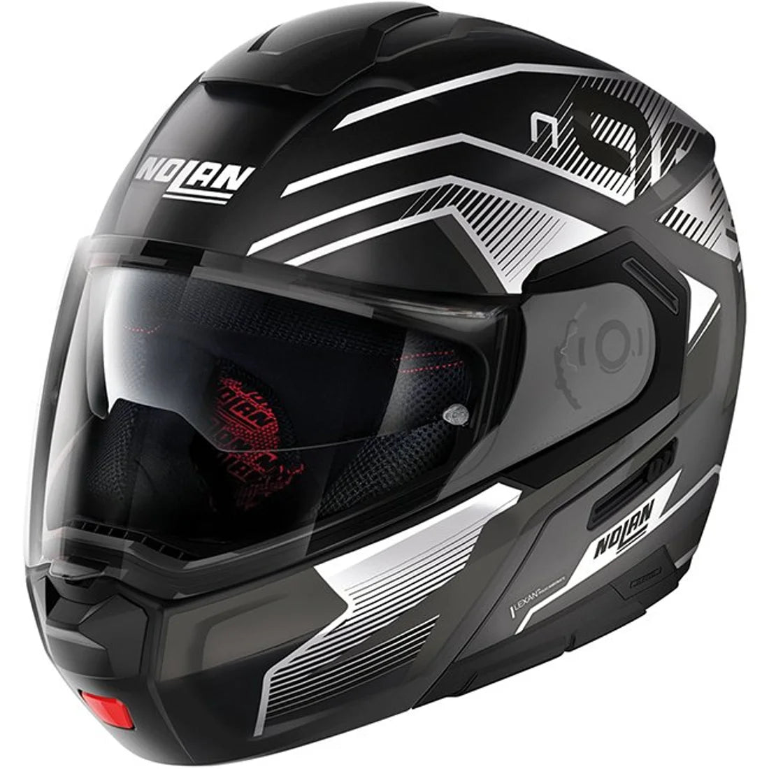 Nolan N90-3 Comeback 043 Flat Black/White Helmet