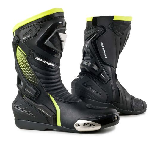 Shima RSX-6 Racing Boot Black/Yellow Fluo