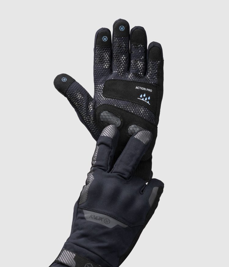 Knox Action Pro Waterproof Motorcycle Gloves