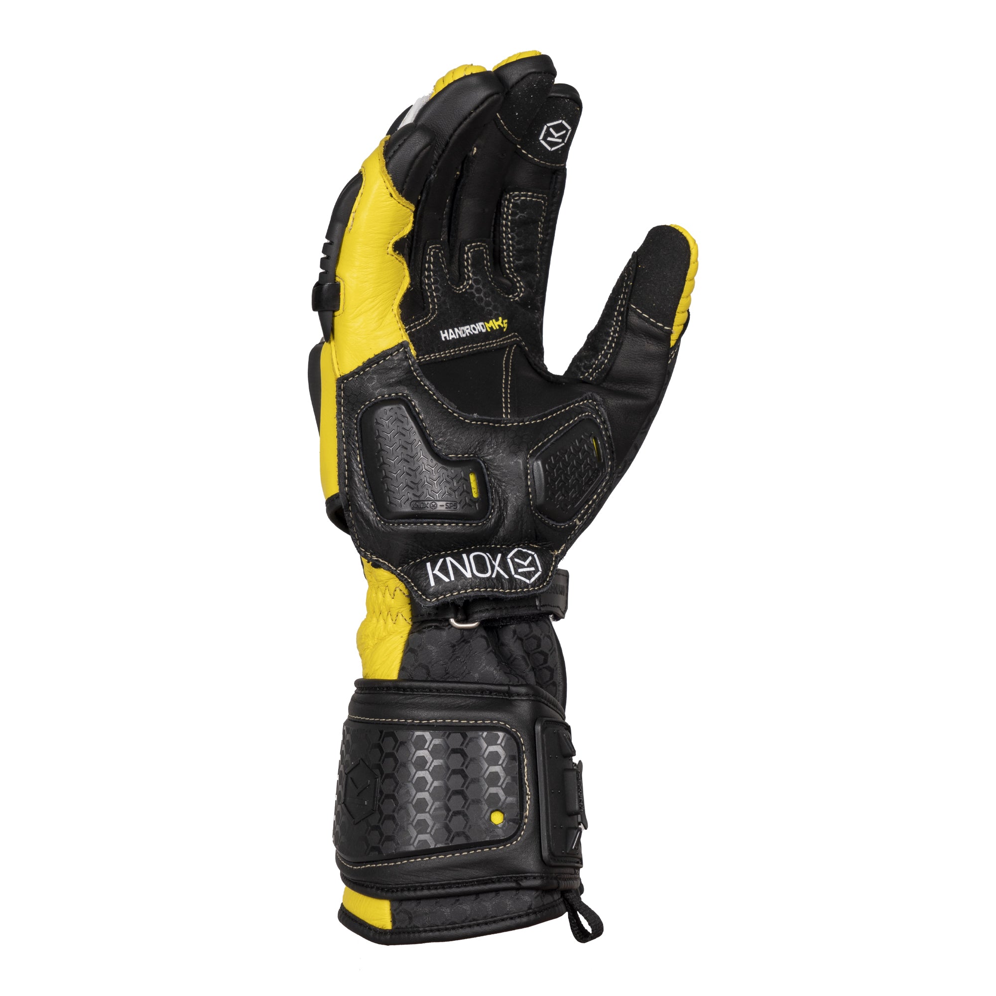 Knox Handroid Gloves MK5 – Black/Yellow