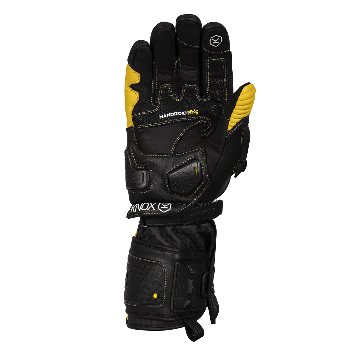 Knox Handroid Gloves MK5 – Black/Yellow