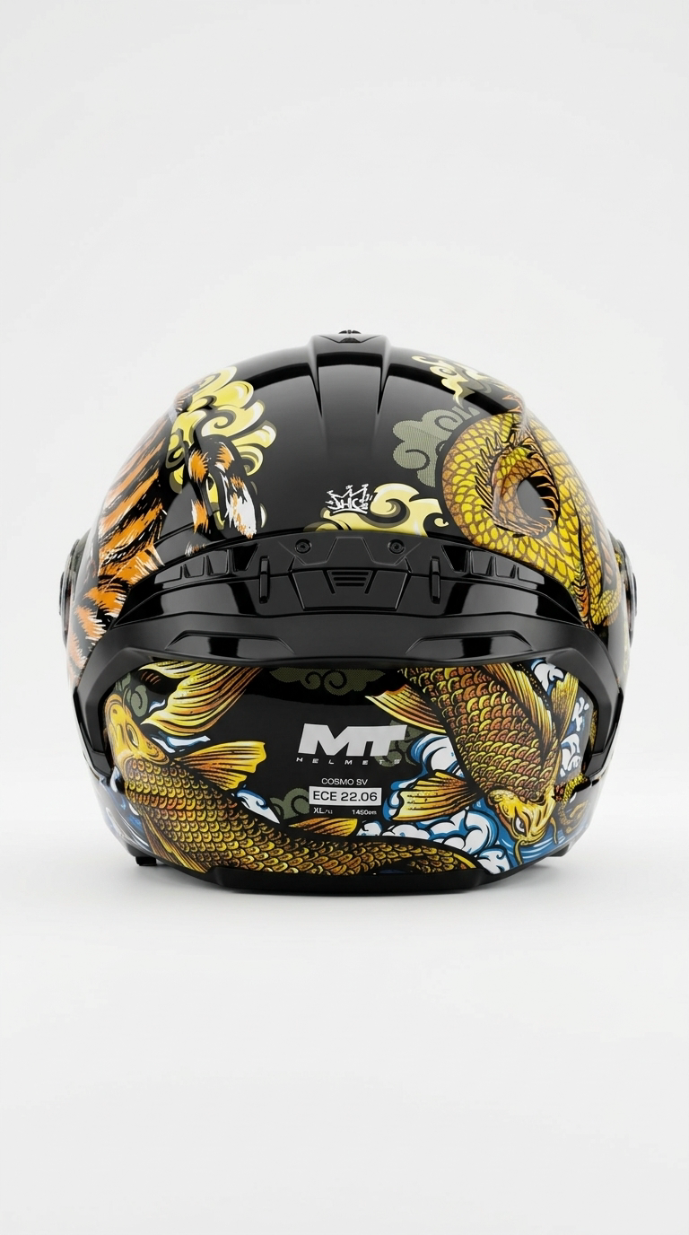 MT Helmets Cosmo SV Tiger & Dragon B3 Gloss