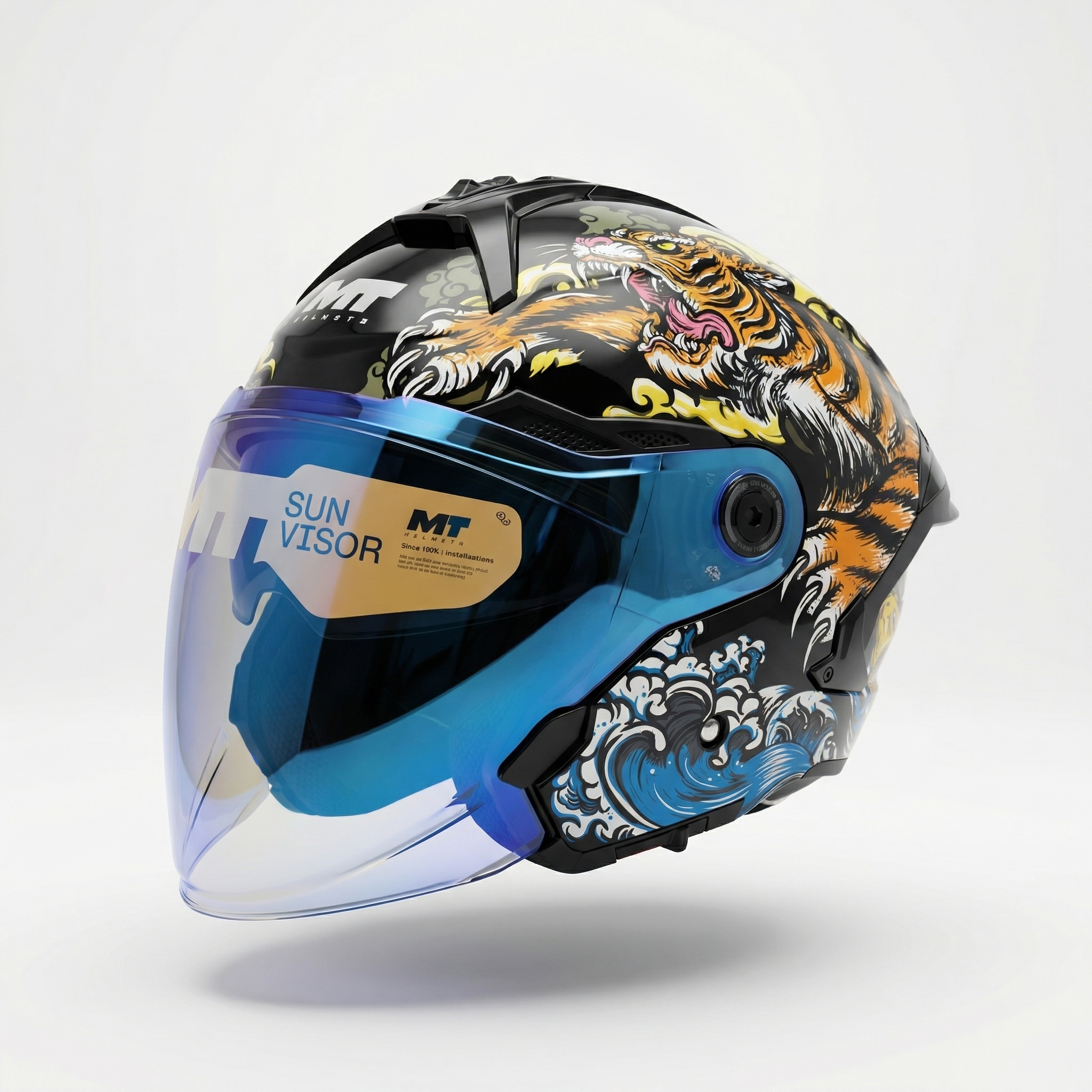 MT Helmets Cosmo SV Tiger & Dragon B3 Gloss