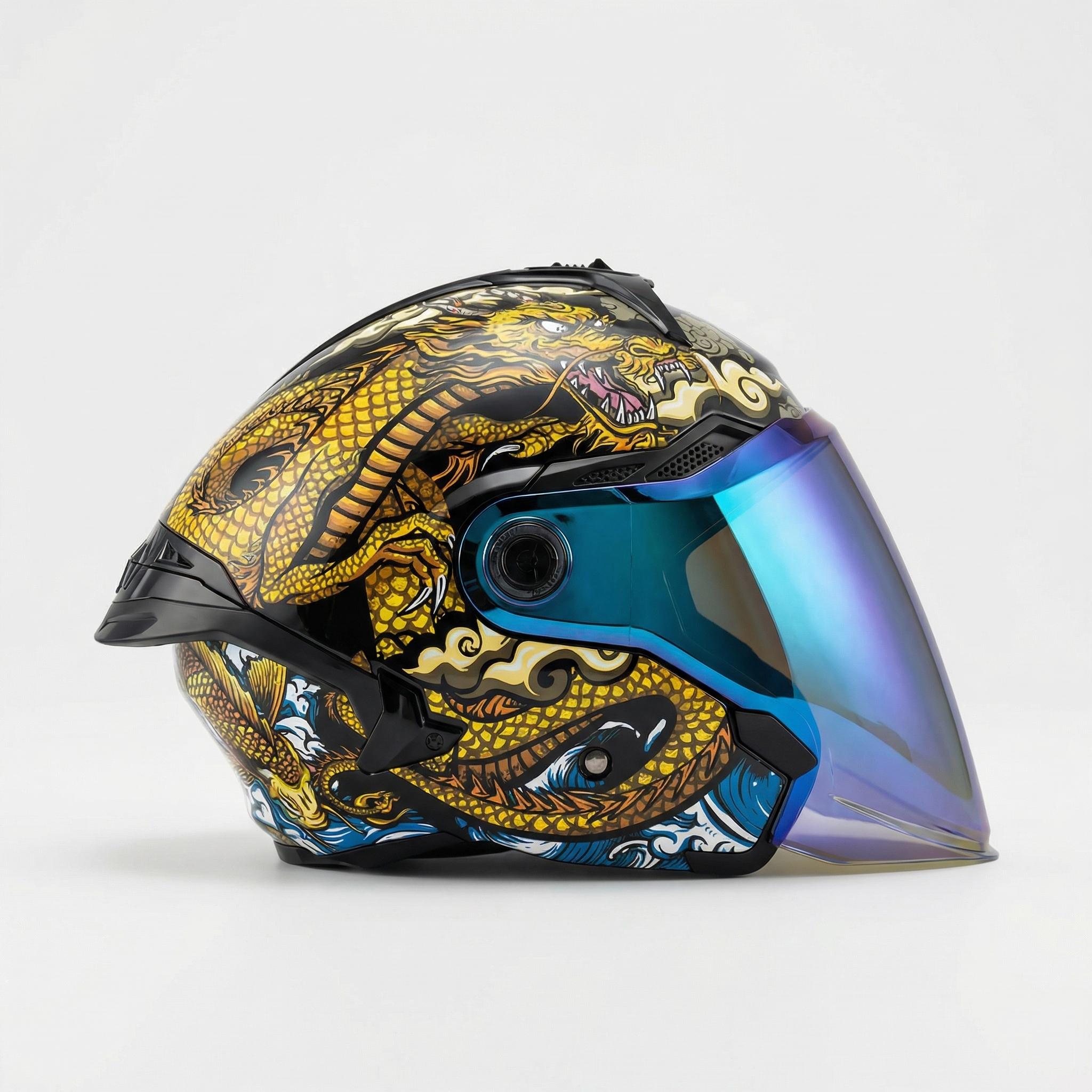 MT Helmets Cosmo SV Tiger & Dragon B3 Gloss