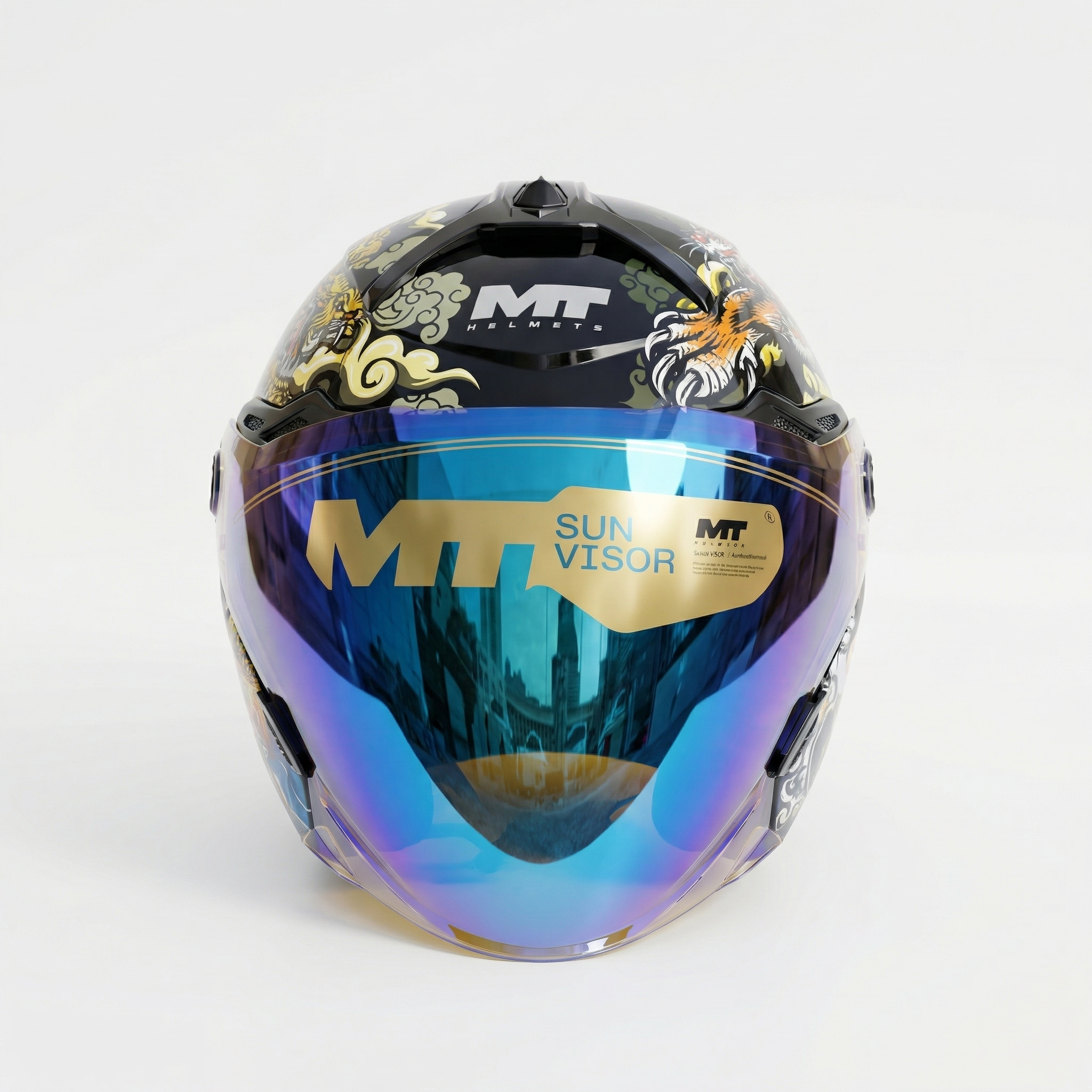 MT Helmets Cosmo SV Tiger & Dragon B3 Gloss