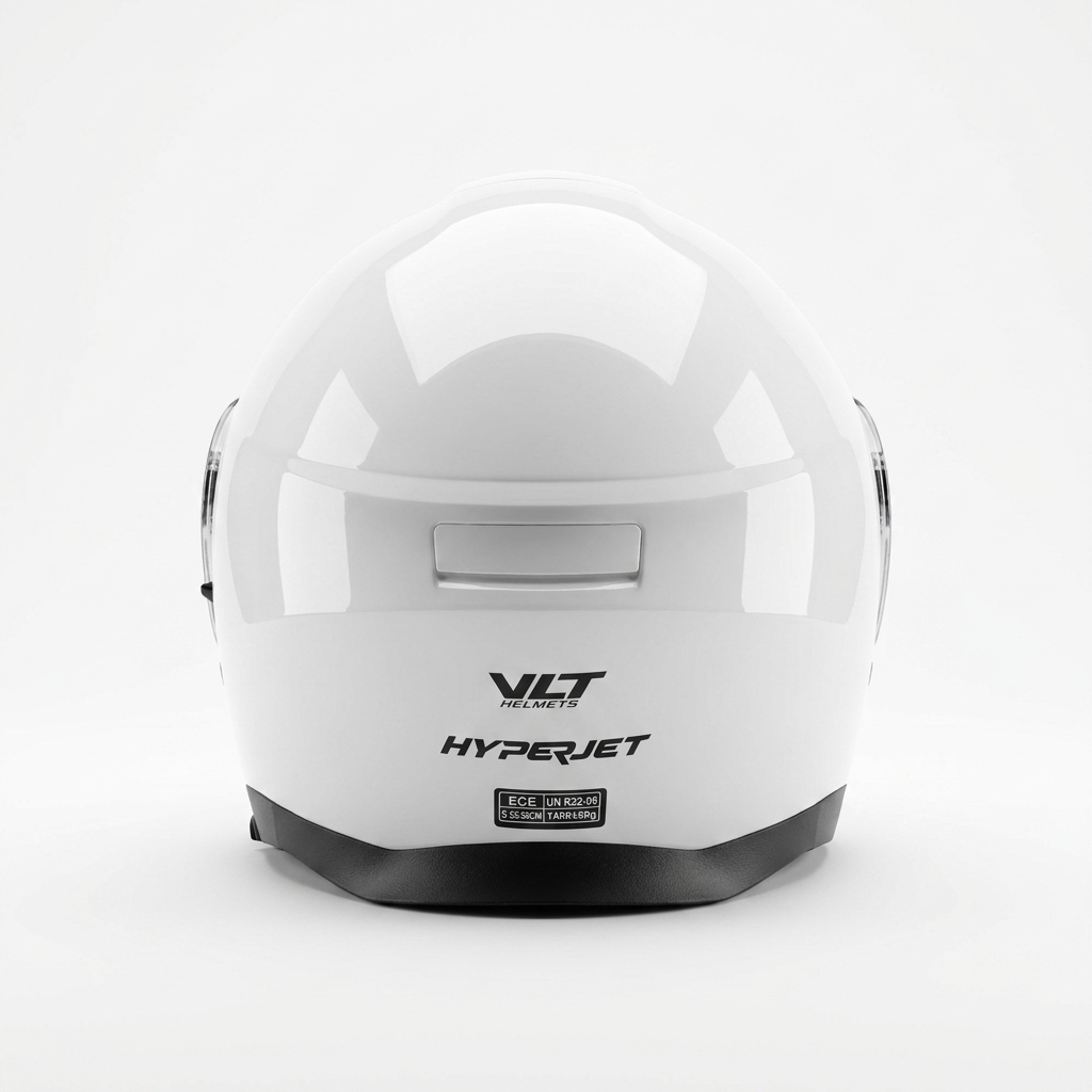 VLT HyperJet Gloss White Helmet