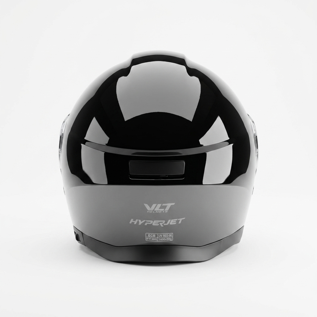 VLT HyperJet Gloss Black Helmet