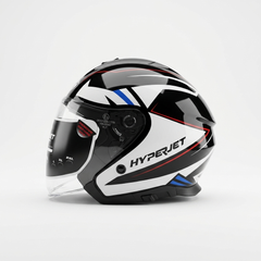 VLT HyperJet Arrow Gloss White/Red/Blue Helmet