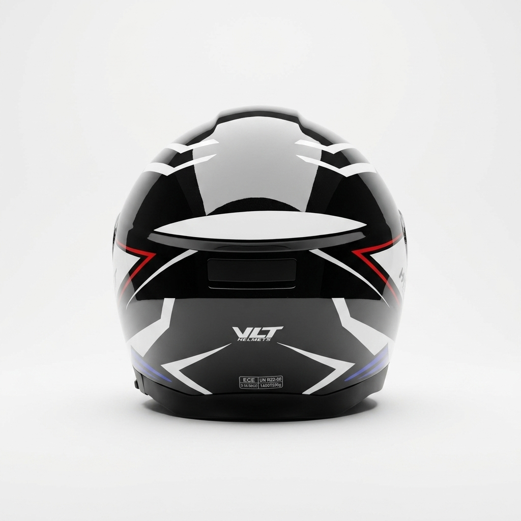 VLT HyperJet Arrow Gloss White/Red/Blue Helmet