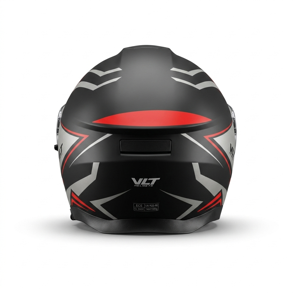 VLT HyperJet Arrow Matt Black/Grey Helmet