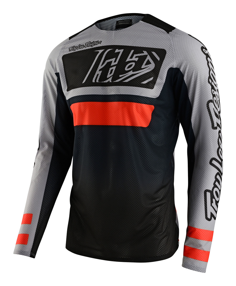 Troy Lee Design SE Pro Air Jersey Lanes Black/Orange