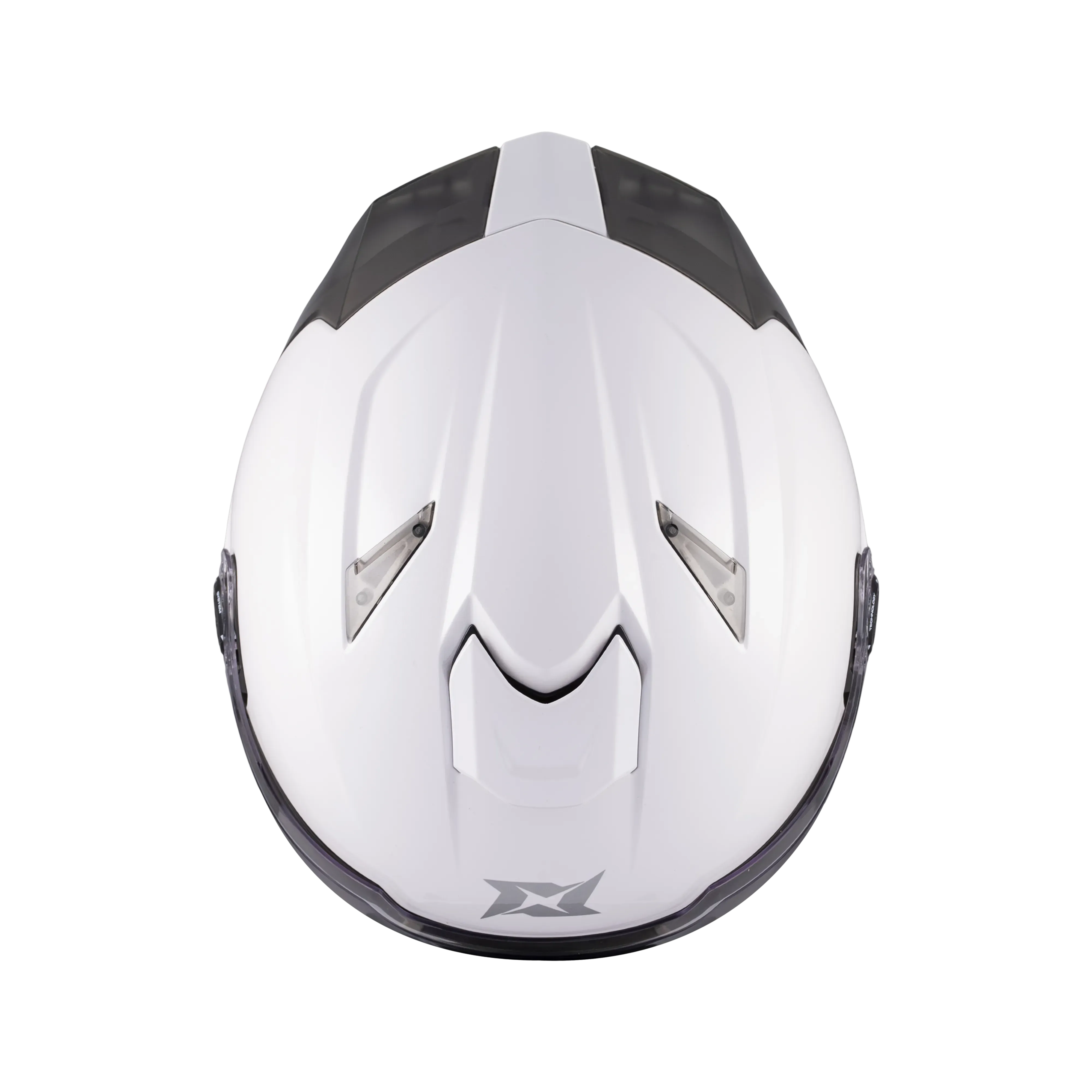 Axxis Helmets Bazer SV - Solid A0 Gloss White Open Face Helmet