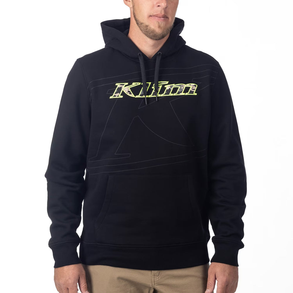 Klim Glens Peak Pullover Hoodie Black - Montana Tan Camo