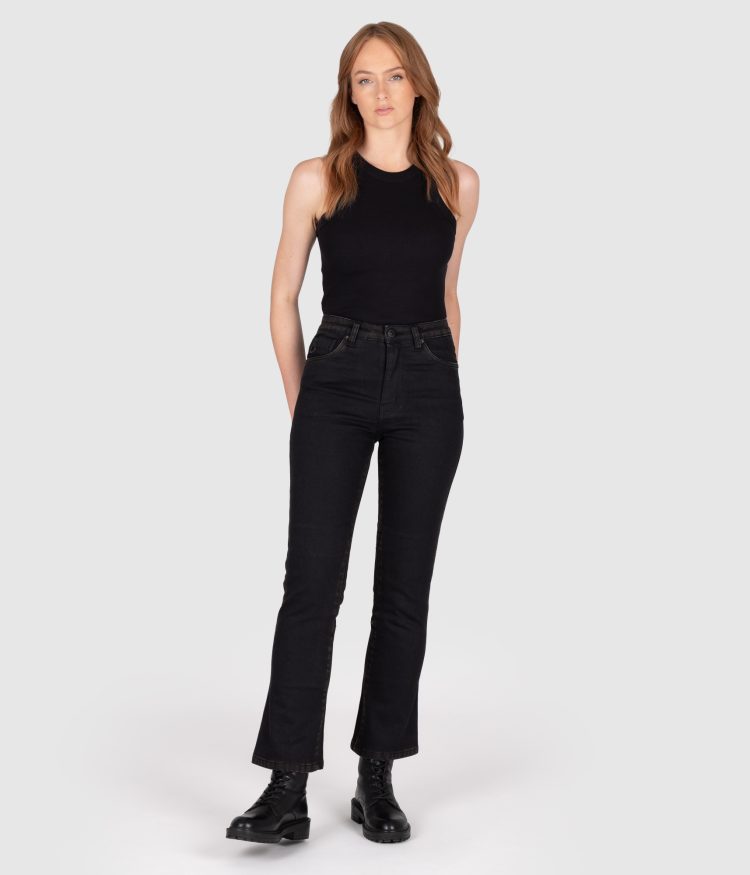 Knox Women’s Cartmel Kick-Flare Jeans Black