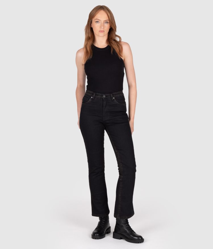 Knox Women’s Cartmel Kick-Flare Jeans Black