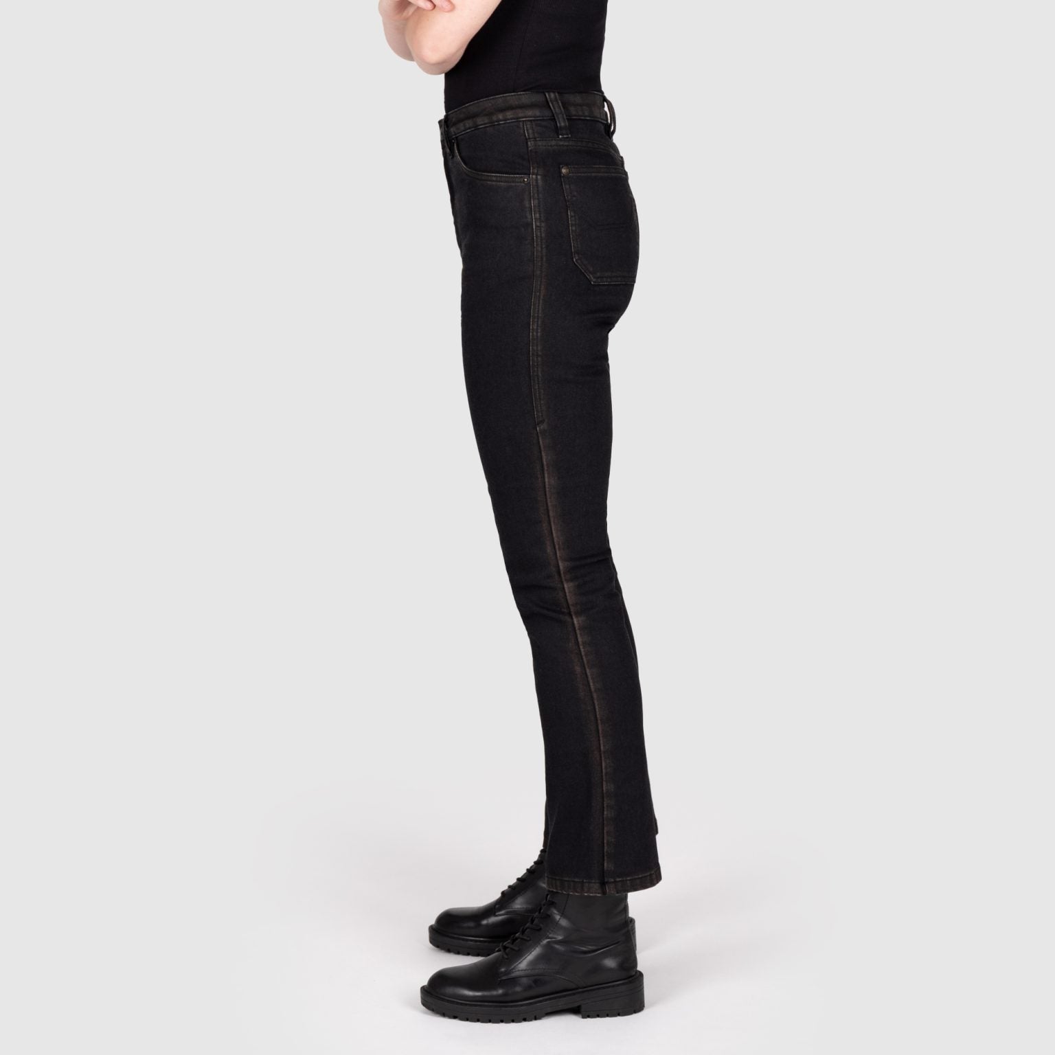 Knox Women’s Cartmel Kick-Flare Jeans Black