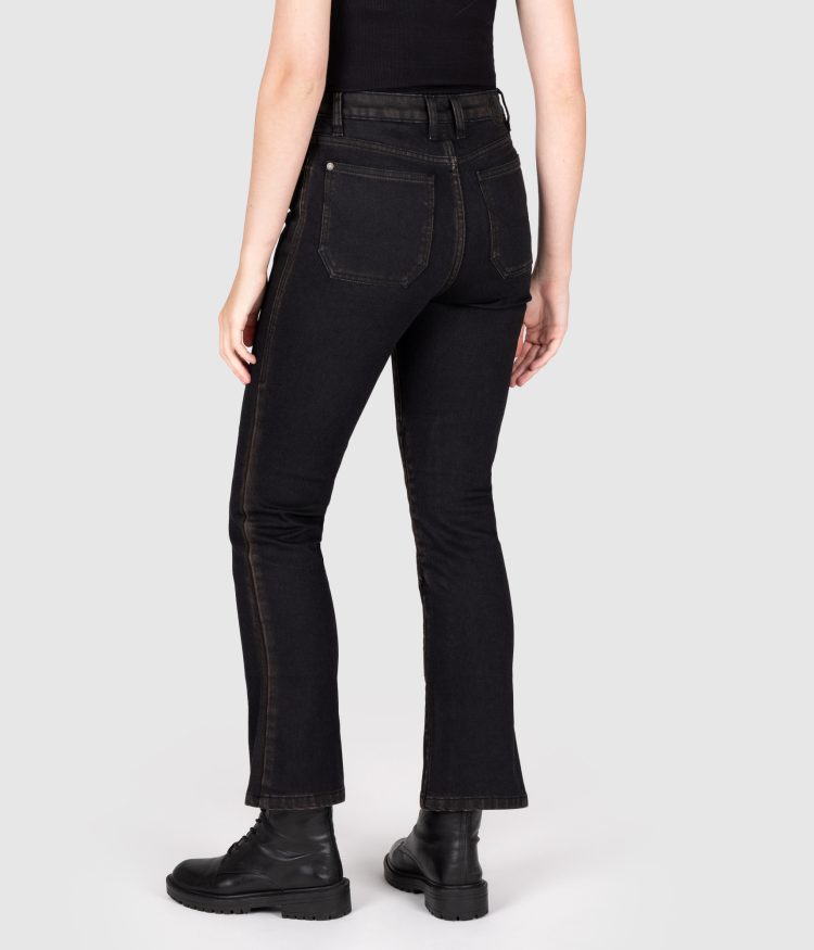 Knox Women’s Cartmel Kick-Flare Jeans Black