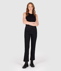 Knox Women’s Cartmel Kick-Flare Jeans Black