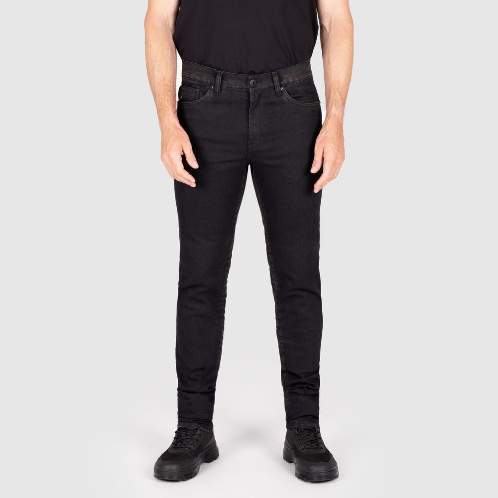 Knox Colton Slim-Tapered Jeans – Black Rust