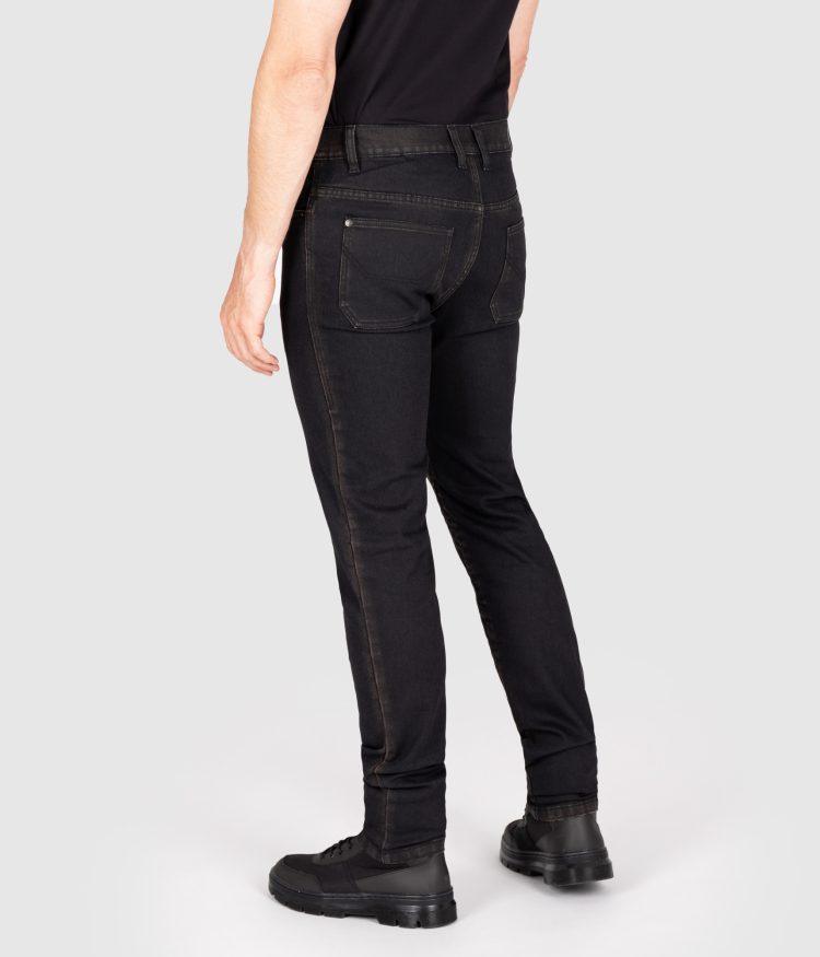 Knox Colton Slim-Tapered Jeans – Black Rust