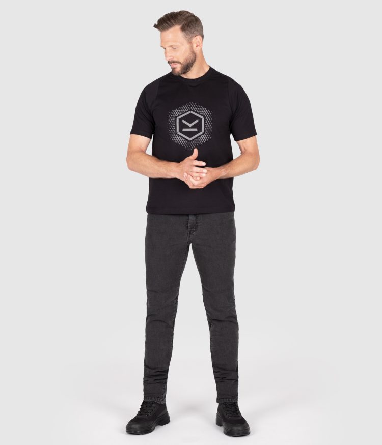 Knox Colton Slim-Tapered Jeans – Charcoal