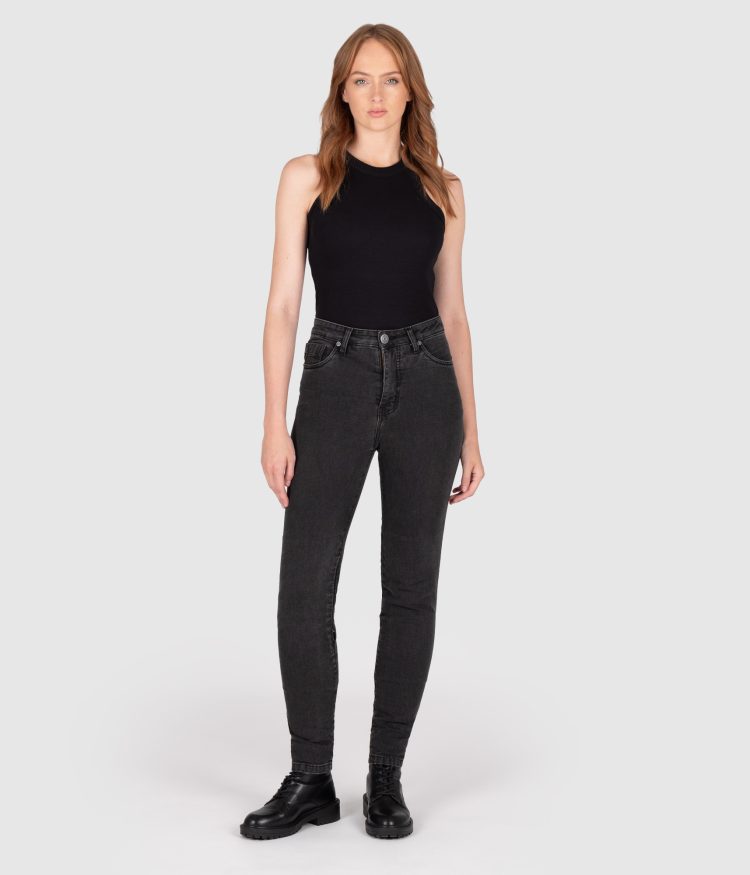 Knox Women’s Colton Skinny-Fit Jeans – Charcoal