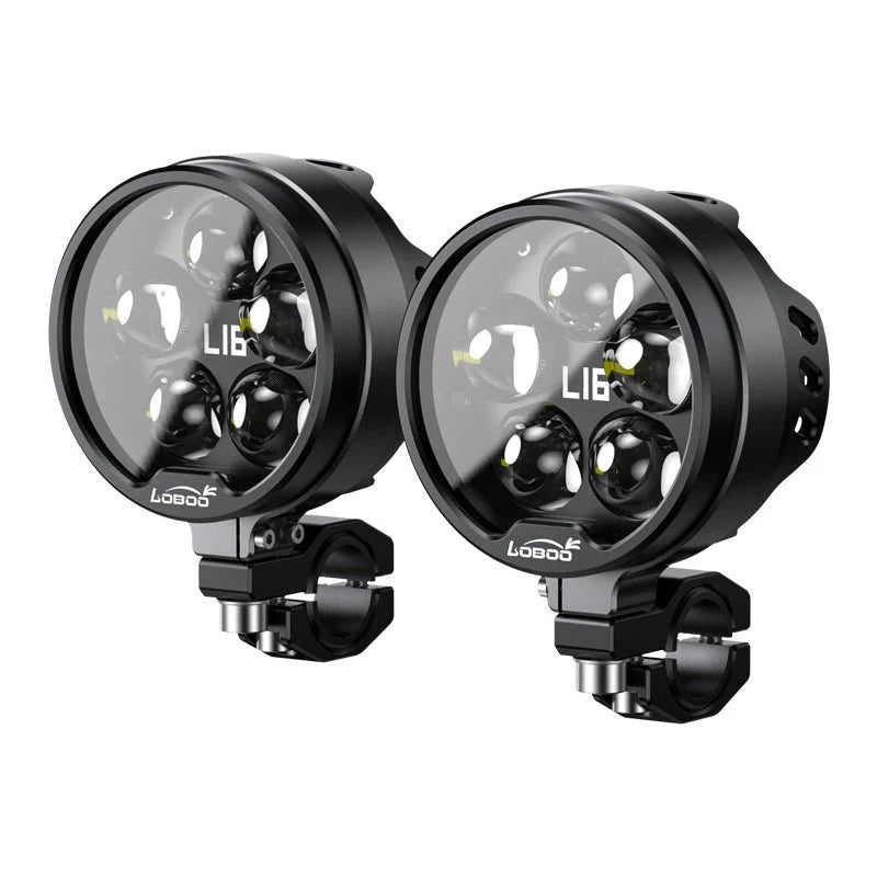 Loboo L16 19000LM Motorcycle High & Low Beam Auxiliary Lights