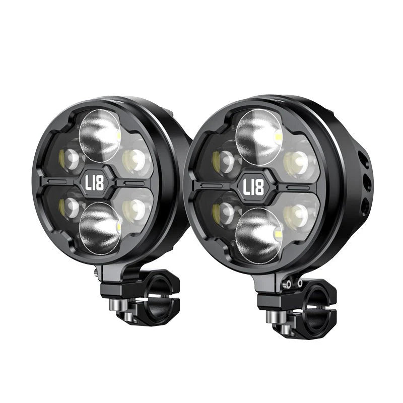 Loboo L18S 21000LM Motorcycle High & Low Beam Auxiliary Lights