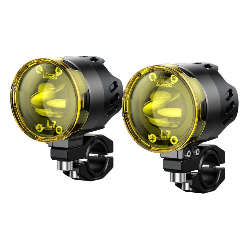 Loboo L7S Motorcycle High & Low Beam Auxiliary Lights
