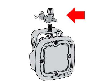 Denali Driving Light Mount - BMW OEM Light Mount Adapter [LAH.07.10900]