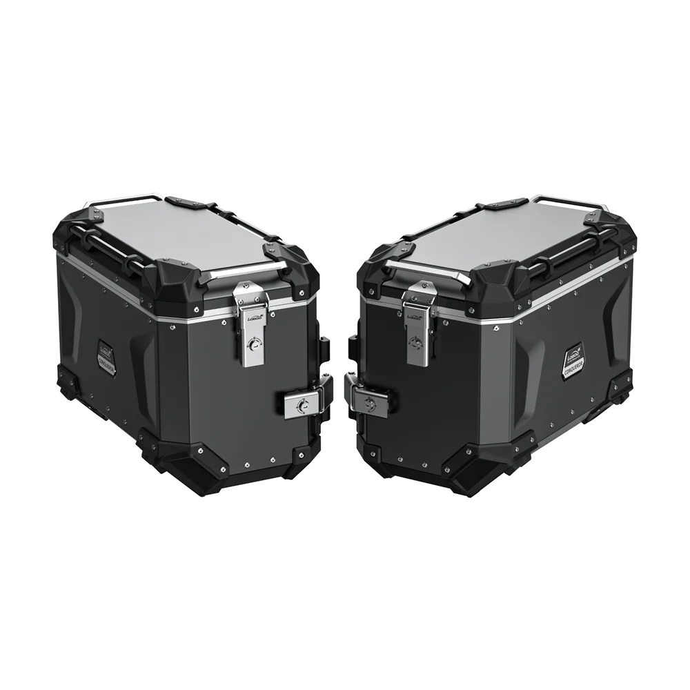 Loboo Conqueror Black Side Case Set (C45LBK C38RBK)