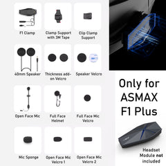 ASMAX F1 Plus Accessories Clamp + Audio Kit (Full Set)