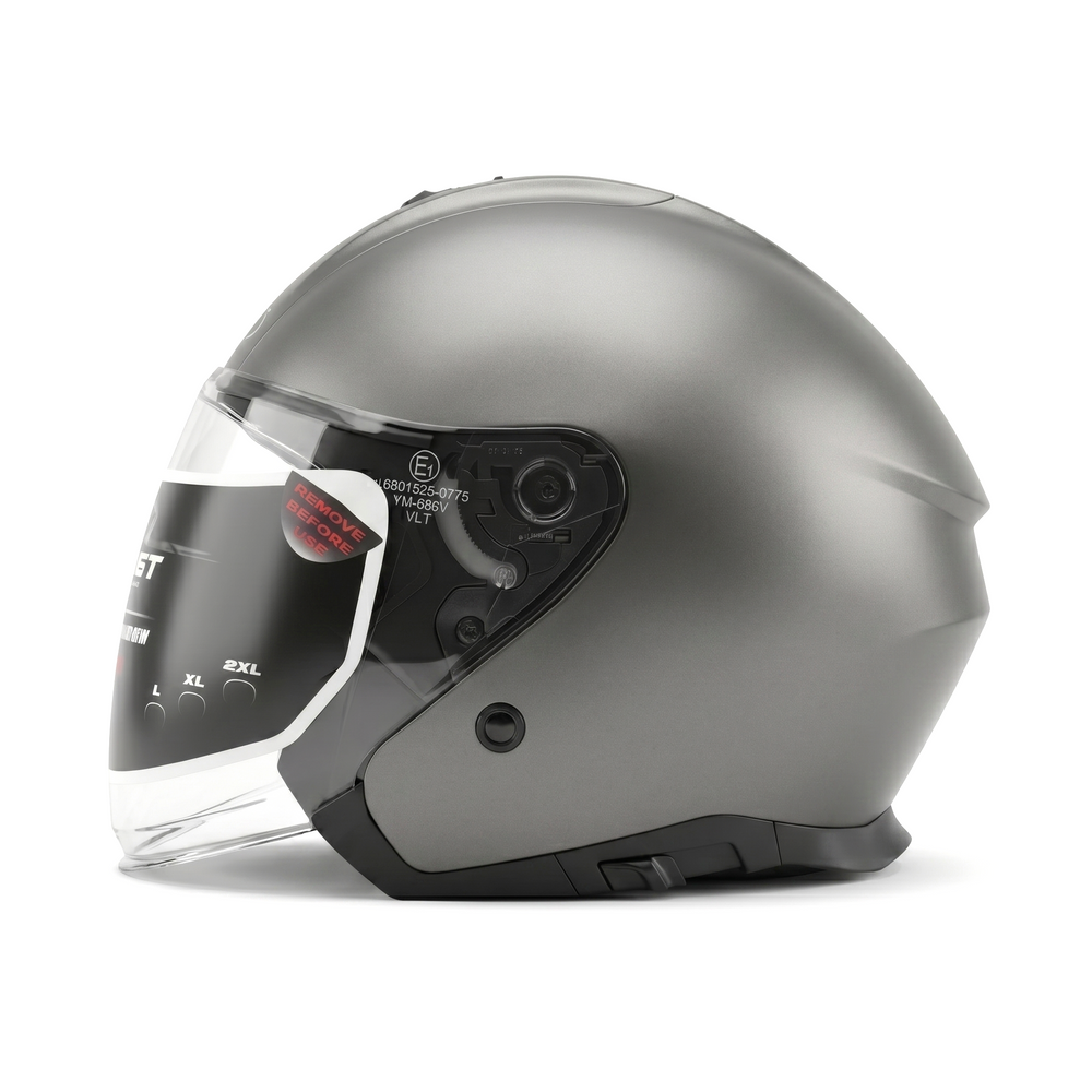 VLT HyperJet Matt Grey Helmet
