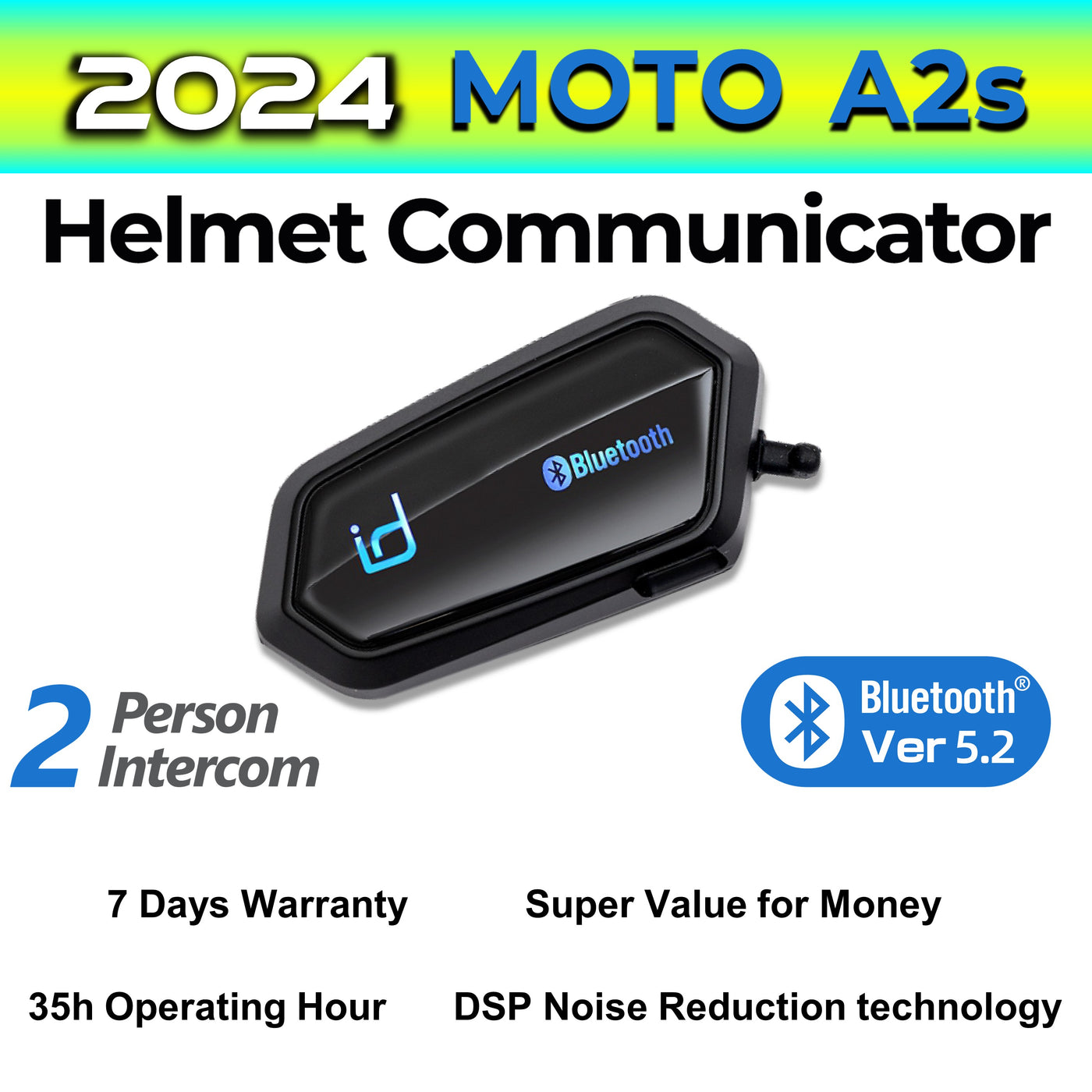 id221 Moto A2s Bluetooth Headset