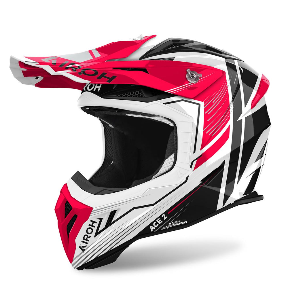 Airoh Aviator Ace 2 Engine Red Gloss Helmet