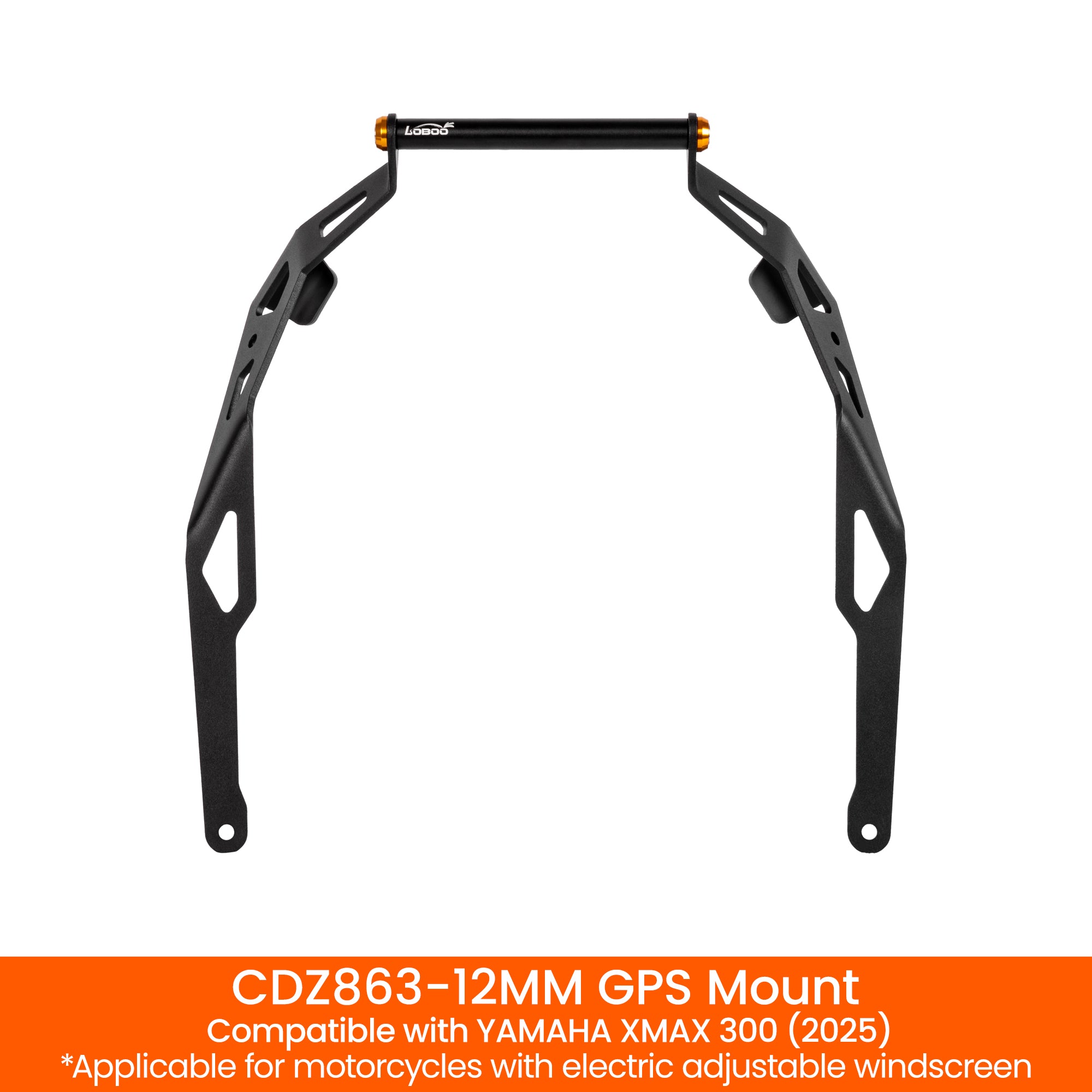 Loboo GPS Mount YAMAHA XMAX300（2025）(CDZ863-12mm)