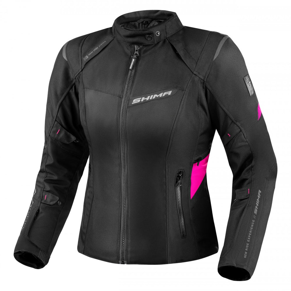 Shima Rush 2.0 Waterproof Ladies Textile Jacket Pink