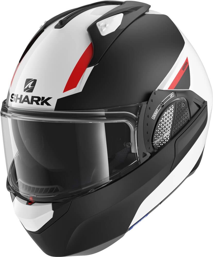 Shark EVO GT Sean Black/White Modular Helmet (WKR)