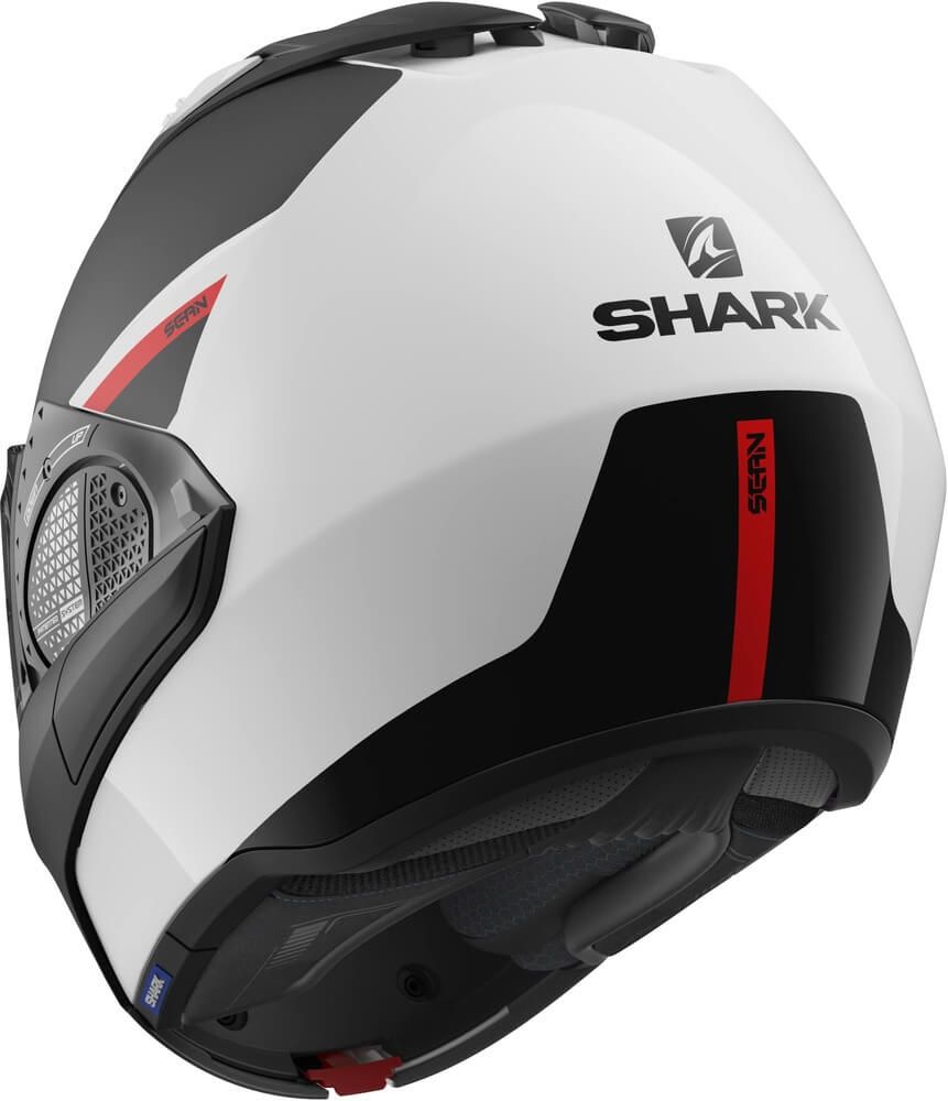 Shark EVO GT Sean Black/White Modular Helmet (WKR)