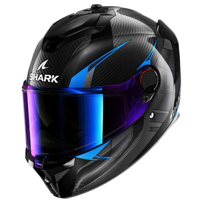 Shark Spartan GT Pro Kultram Carbon Helmet Black/Blue (DKB)