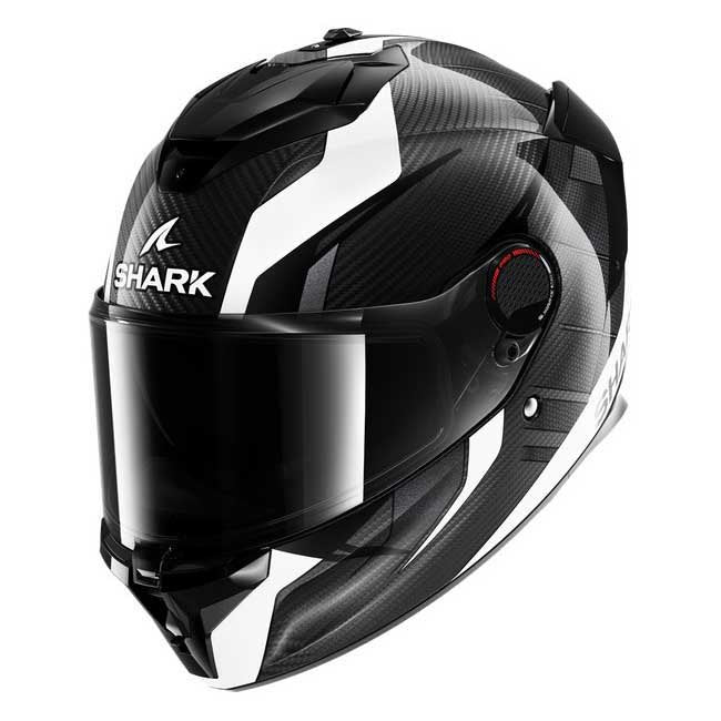 Shark Spartan GT Pro Carbon Kultram Helmet Black/White (DWK)