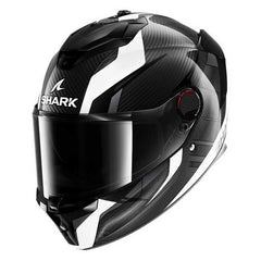 Shark Spartan GT Pro Carbon Kultram Helmet Black/White (DWK)