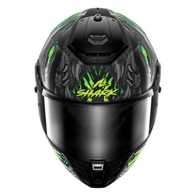 Shark Spartan RS Shaytan Helmet Green/Anthracite (KGA)